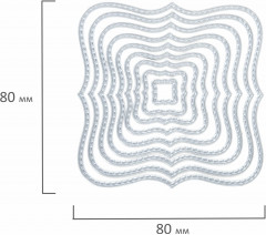 Набор ножей для вырубки и тиснения «Фигурные рамки» - Фото 2