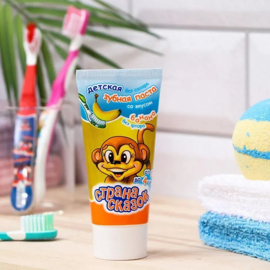 Зубная паста детская «Со вкусом банана»