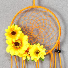 Ловец снов «Паутинка с герберами» - Фото 1