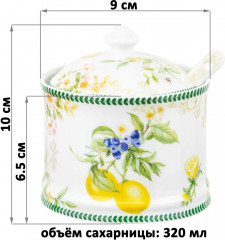Сахарница с ложкой «Лимоны» - Фото 1