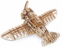 Конструктор деревянный 3D «Самолет с мотором» - Фото 13