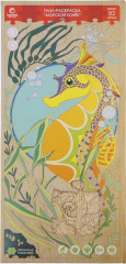 Пазл-раскраска «Морской конёк» - Фото 2