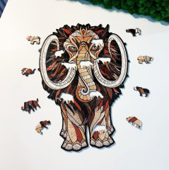 Пазл фигурный «Мастодон мамонт» - Фото 4