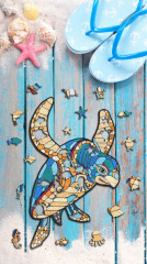 Пазл фигурный «Морская черепаха» - Фото 4