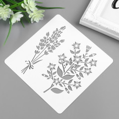 Трафарет «Два цветка» - Фото 1