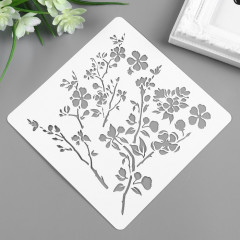 Трафарет «Цветочные ветки» - Фото 1