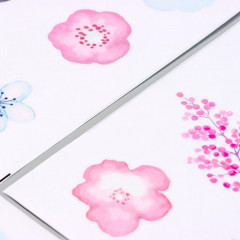 Набор наклеек интерьерных «Слонёнок на месяце в цветах» - Фото 2