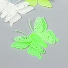 Набор наклеек фосфорных «Ажурные бабочки» - Фото 1