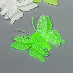 Набор наклеек фосфорных «Ажурные бабочки» - Фото 2