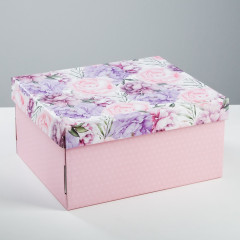Коробка подарочная «Цветочная сказка» - Фото 1