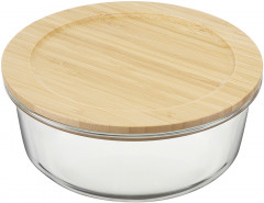 Набор стеклянных контейнеров с бамбуковыми крышками - Фото 1