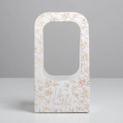 Коробка-переноска для цветов «Веточки» - Фото 2