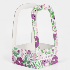 Коробка-переноска для цветов «Only for you» - Фото 2