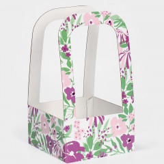 Коробка-переноска для цветов «Only for you» - Фото 3