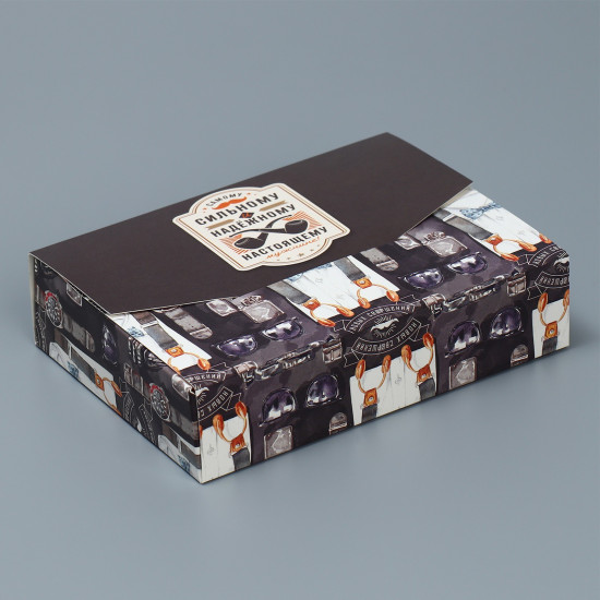 Коробка сборная-конверт «Настоящему мужчине»