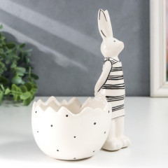 Сувенир-подставка «Зайчик в полосатой маечке» - Фото 2