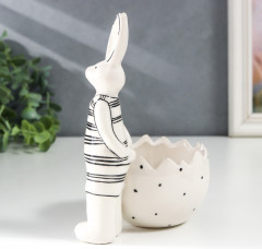 Сувенир-подставка «Зайчик в полосатой маечке» - Фото 4