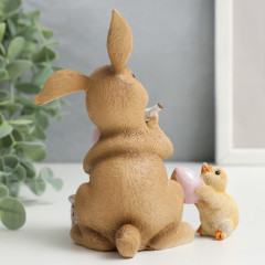 Сувенир «Зайчик с утёнком раскрашивают яйца» - Фото 2