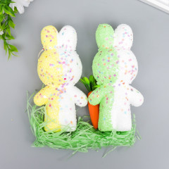 Декор «Зайчата в посыпке с морковкой и травкой» - Фото 2