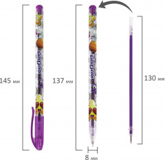 Набор ручек гелевых с блестками - Фото 8