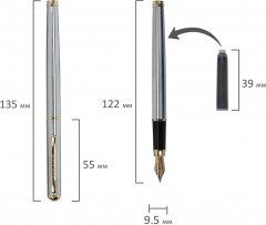 Ручка перьевая подарочная - Фото 8