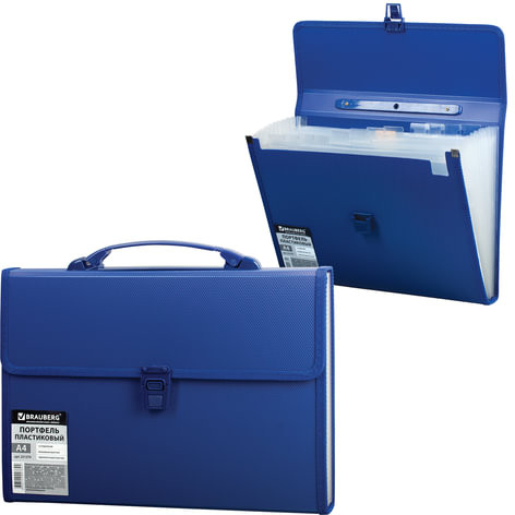 Папка-портфель пластиковая
