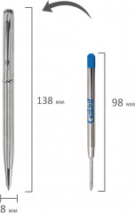 Ручка шариковая подарочная «Chrome» - Фото 11