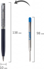 Ручка шариковая подарочная «Empire Blue» - Фото 11