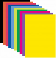 Набор бумаги цветной самоклеящейся - Фото 1