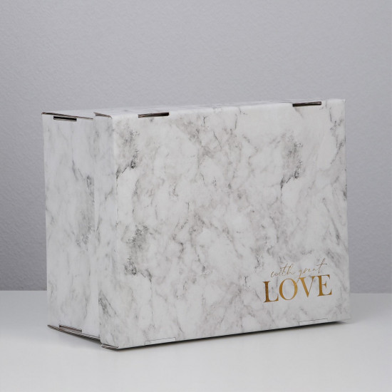 Коробка складная «Мрамор»