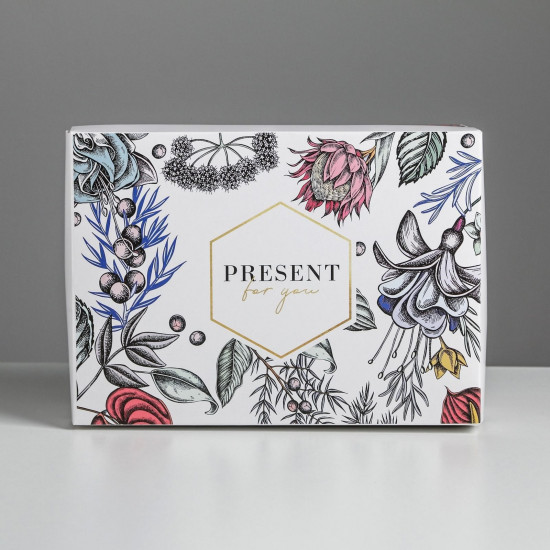 Коробка складная «Цветы»