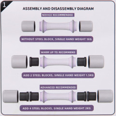 Набор гантель для фитнеса Sportage HL-AYL - Фото 10