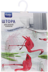 Штора для ванной «Фламинго» - Фото 1