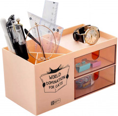 Подставка для канцелярских принадлежностей «Кот с книгой» - Фото 1