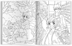 Раскраска «Манга-герои» - Фото 1