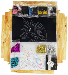 Вышивка пайетками «Единорог» - Фото 2