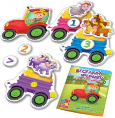 Настольная игра с липучками «Веселый фермер» - Фото 1