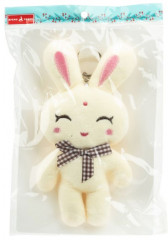Брелок с подвесом в виде мягкой игрушки «Светлый кролик» - Фото 1