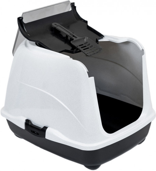 Туалет для кошек закрытый с дверцей