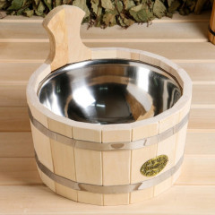 Шайка с нержавеющей вставкой - Фото 2