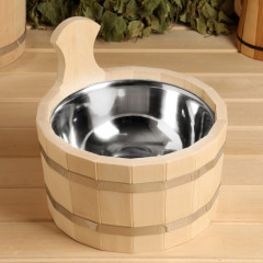 Шайка с нержавеющей вставкой - Фото 5