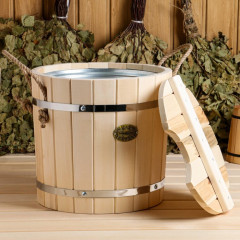 Запарник с крышкой и вставкой оцинкованной - Фото 4