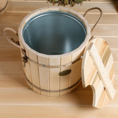 Запарник с крышкой и вставкой оцинкованной - Фото 5