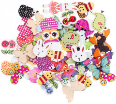 Пуговицы декоративные «Мультики» - Фото 1