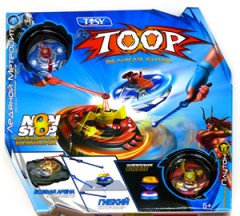 Toop Starter Set (Два боевых волчка, два контроллера, арена) - Фото 1
