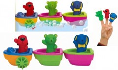 3 лодочки для ванной на магнитах - Фото 1