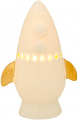 Фигурка декоративная со светодиодной подсветкой «Ракета» - Фото 1