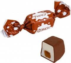 Конфеты желейные глазированные с начинкой из варёной сгущёнки «Фэнси» - Фото 1