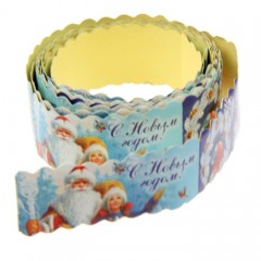 Декоративная клейкая лента «Зимняя сказка», (2 см х2 м) - Фото 3