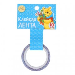 Декоративная клейкая лента «С Новым годом!», (1,5 см х10 м) - Фото 2